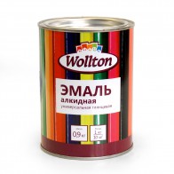 Эмаль глянцевая Wollton белая 0,9 кг