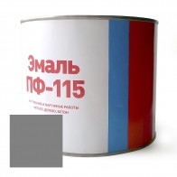 Эмаль алкидная полуматовая ПФ-115 Discount серая 1,8 кг