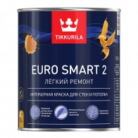 Краска интерьерная акриловая матовая Euro Smart 2 база VVA 0,9 л Tikkurila